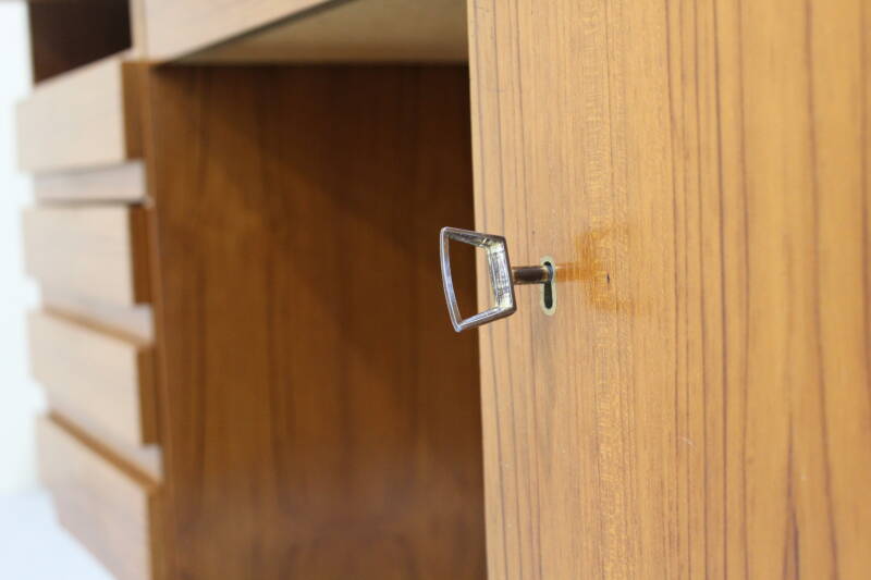 Vintage bureau jaren '60 - teak | 01203