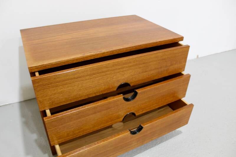 Vintage set krukjes, nachtkastjes - teak, jaren '60 | 01212