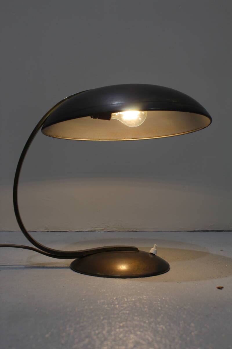 Vintage Design tafellamp - Egon Hillebrand jaren '30 messing | 01282