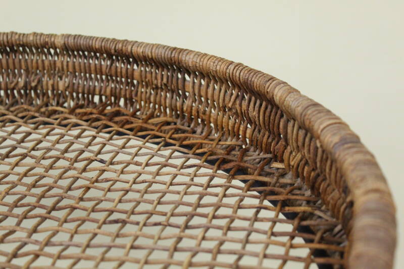 Vintage rattan coffee table