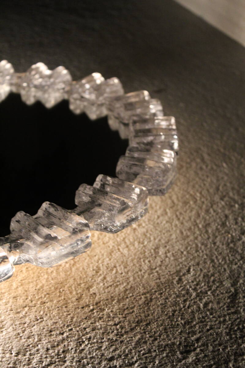 Vintage mirror ice glass - acrylic, Honsel | 01305