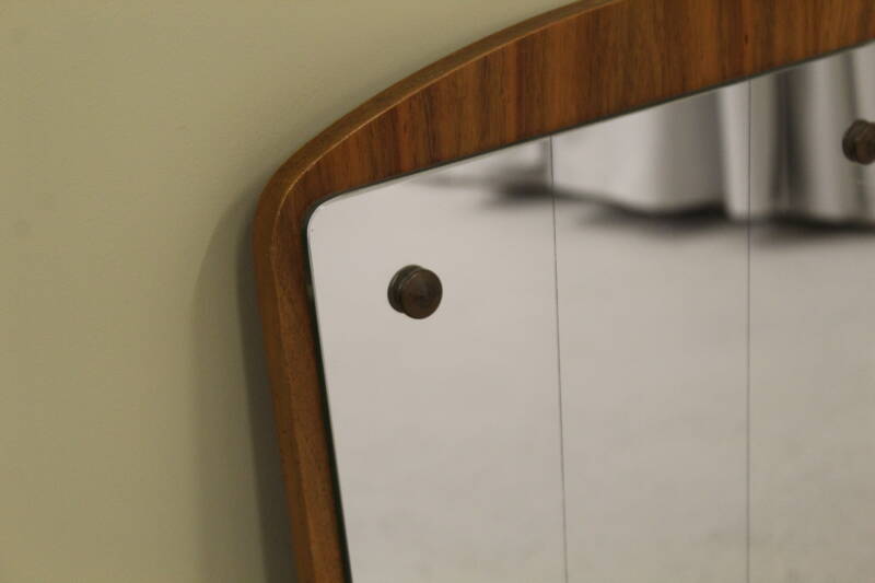 Vintage spiegel - mid century, hout