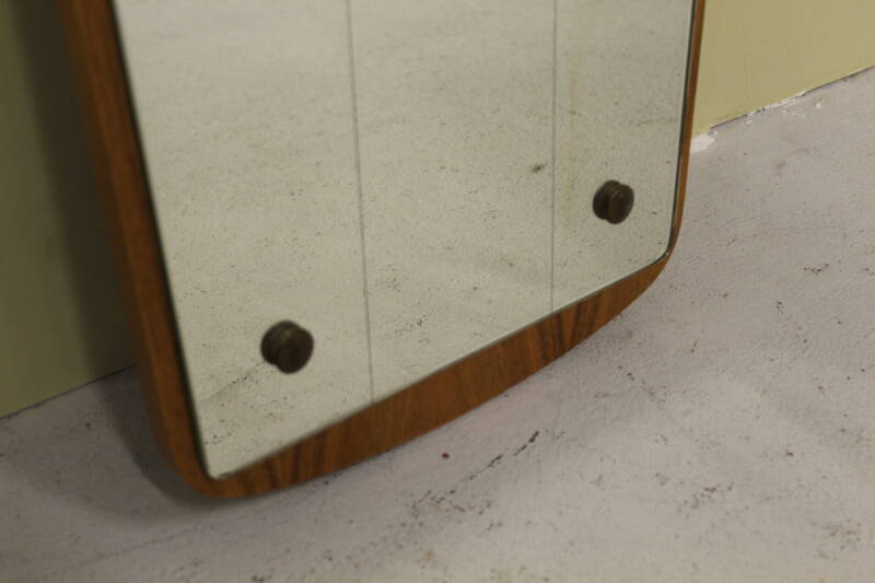 Vintage spiegel - mid century, hout