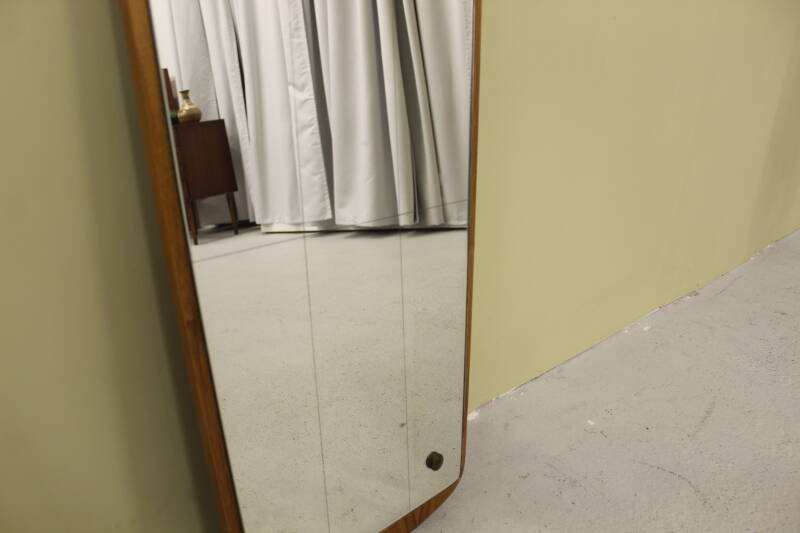 Vintage spiegel - mid century, hout