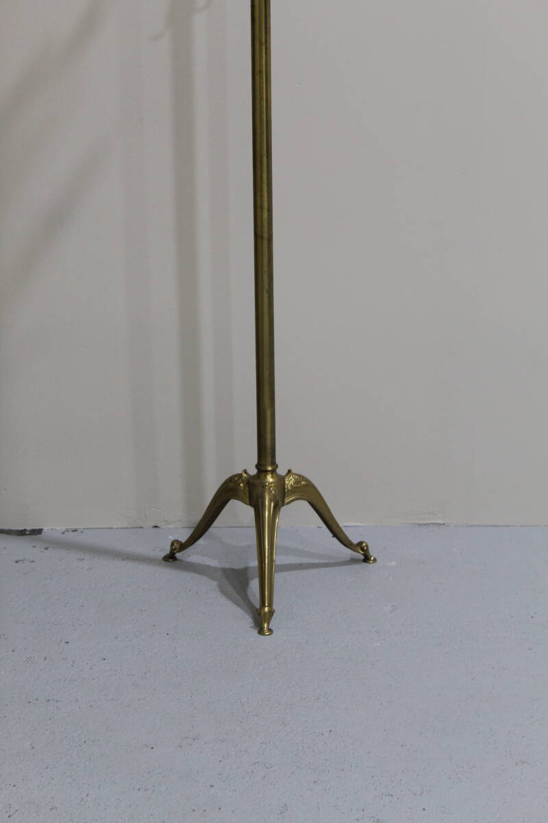 Vintage standing coat rack, wardrobe - brass | 01352