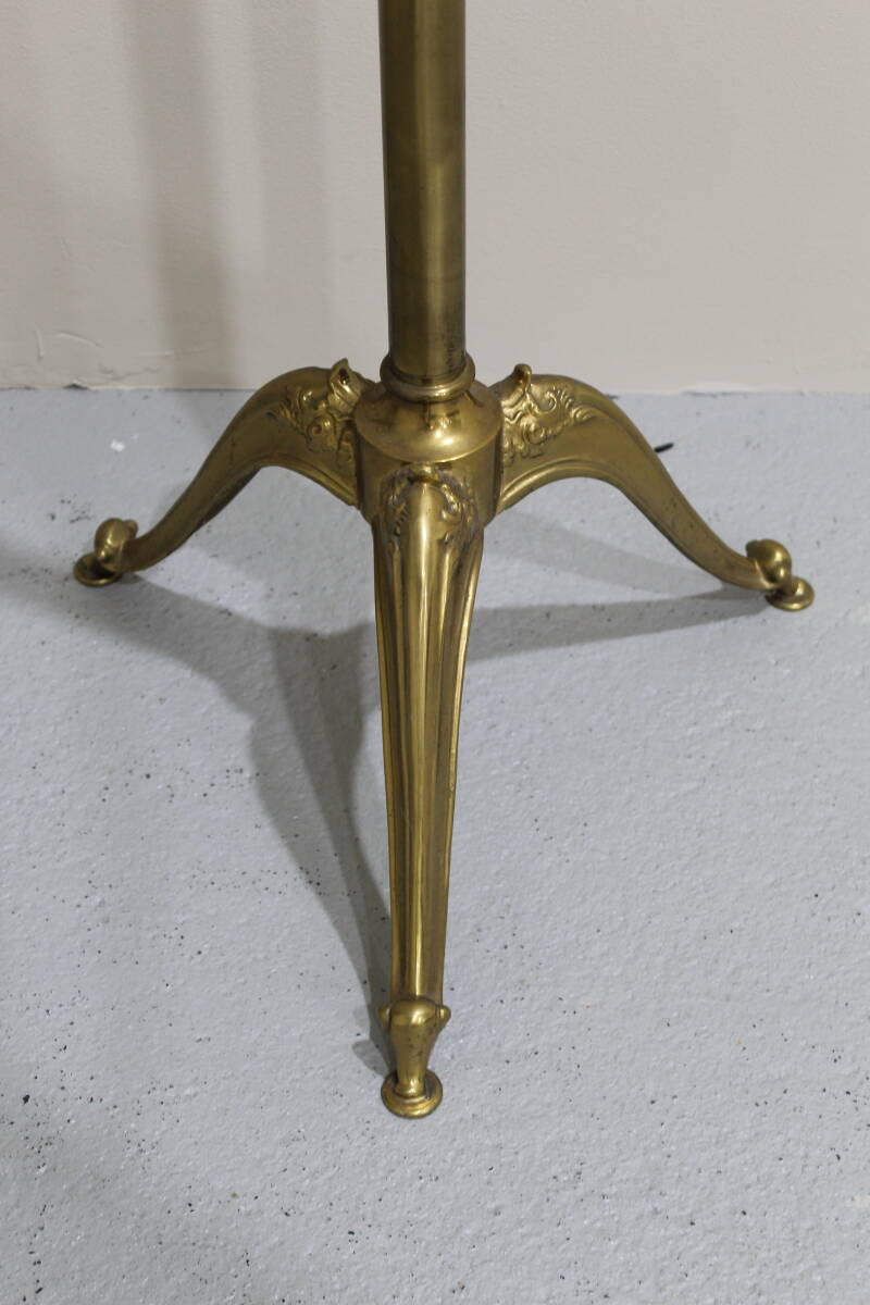 Vintage standing coat rack, wardrobe - brass | 01352