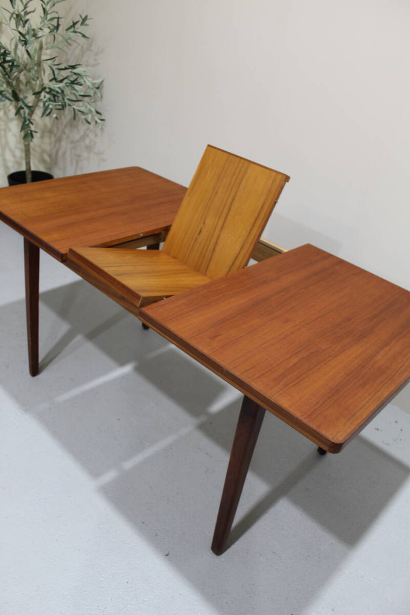 Vintage extendable dining table - 1960s, teak | 01353