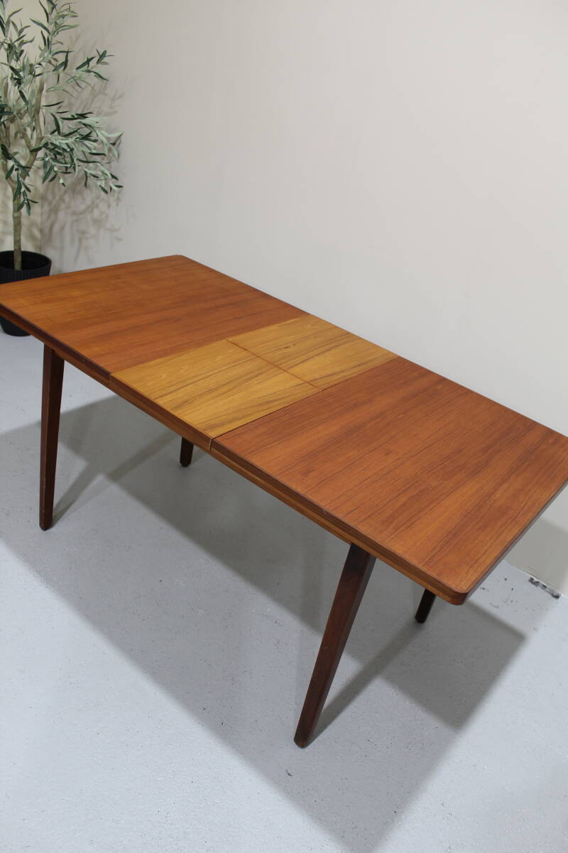 Vintage extendable dining table - 1960s, teak | 01353