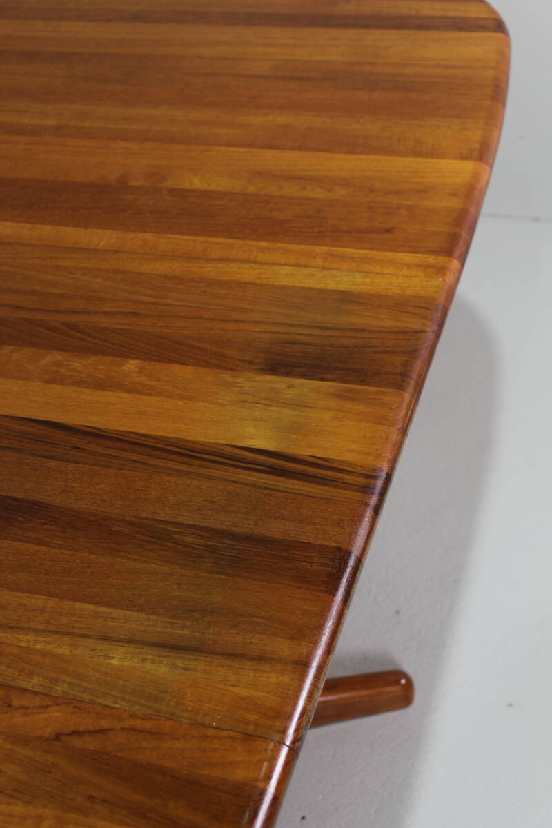 Vintage uitschuifbare eettafel, Deens design - ovaal, jaren '60 | 01449