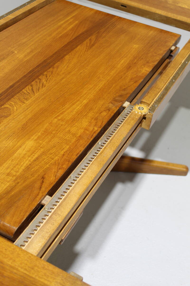 Vintage uitschuifbare eettafel, Deens design - ovaal, jaren '60 | 01449