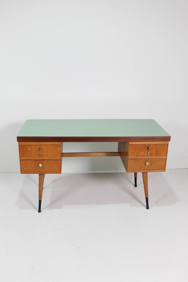Vintage bureau - jaren '50, hout | 01472