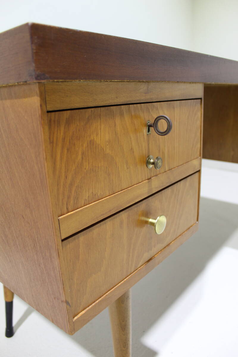 Vintage bureau - jaren '50, hout | 01472