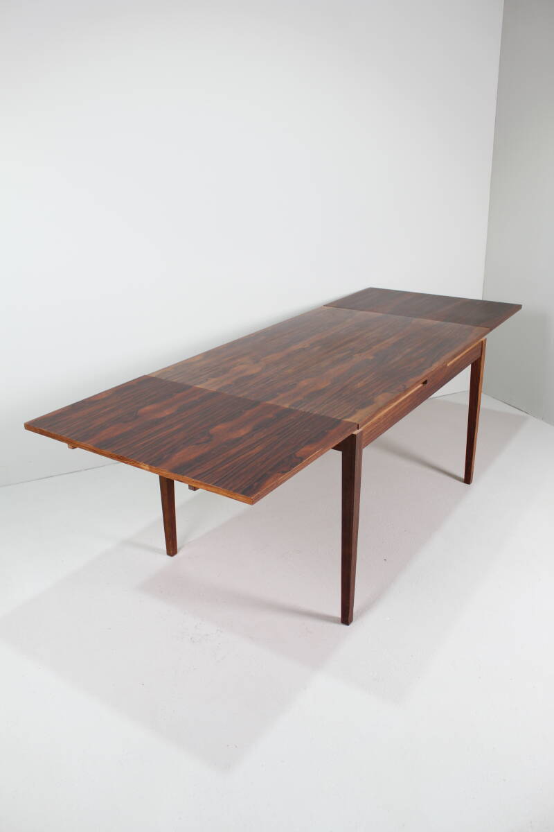 Ausziehbarer Vintage-Esstisch - Palisander 1960er