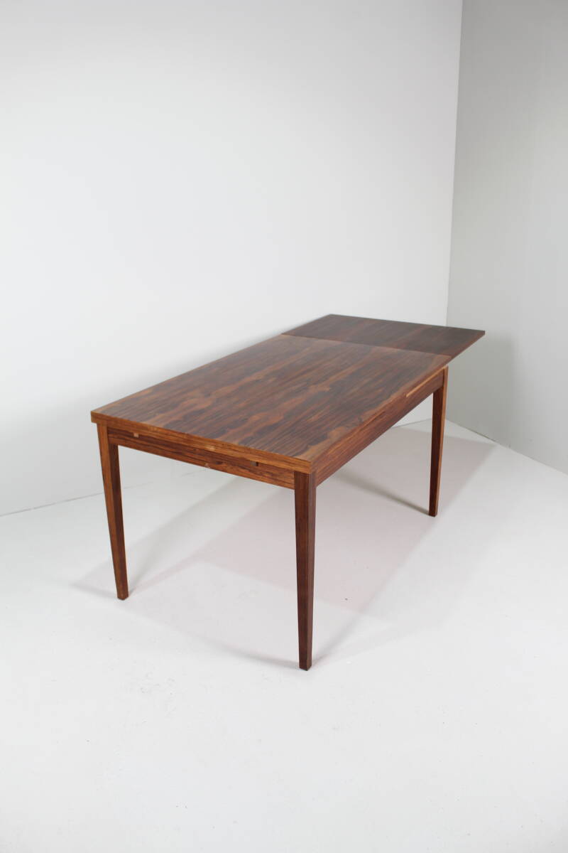 Ausziehbarer Vintage-Esstisch - Palisander 1960er