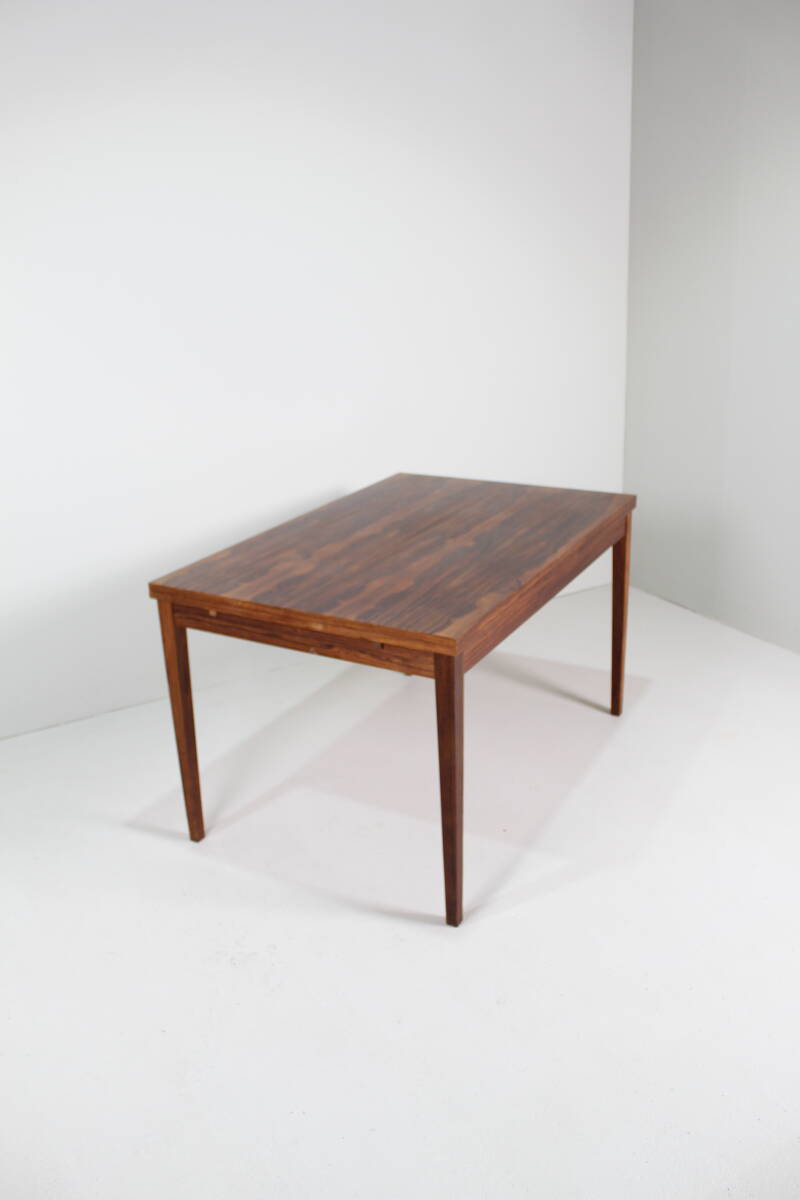 Ausziehbarer Vintage-Esstisch - Palisander 1960er