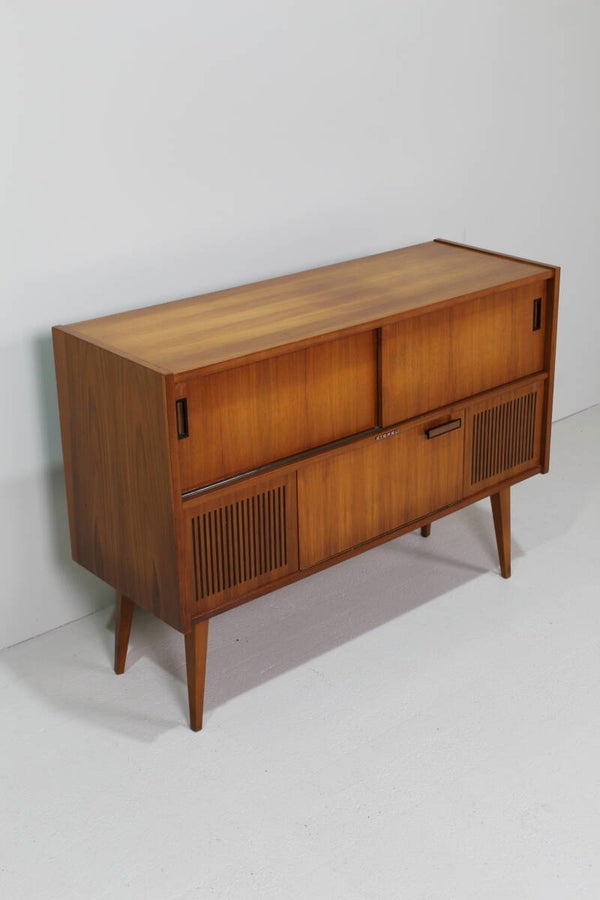 Vintage Sideboard, Audiomöbel, Radioschrank - Gründig, 1960er | 01468