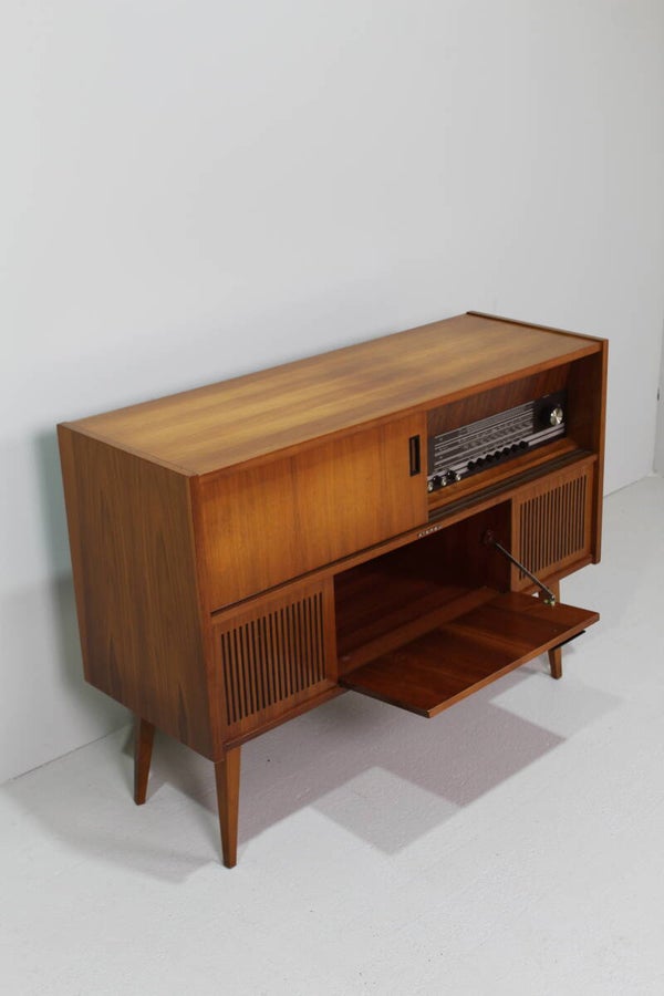 Vintage Sideboard, Audiomöbel, Radioschrank - Gründig, 1960er | 01468
