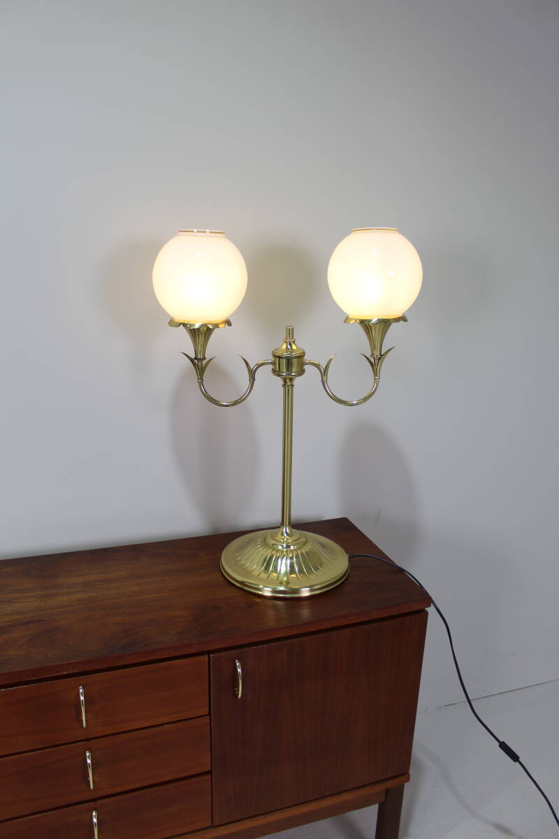 VIntage tafellamp, vloerlamp, staande lamp - messing, jaren '70