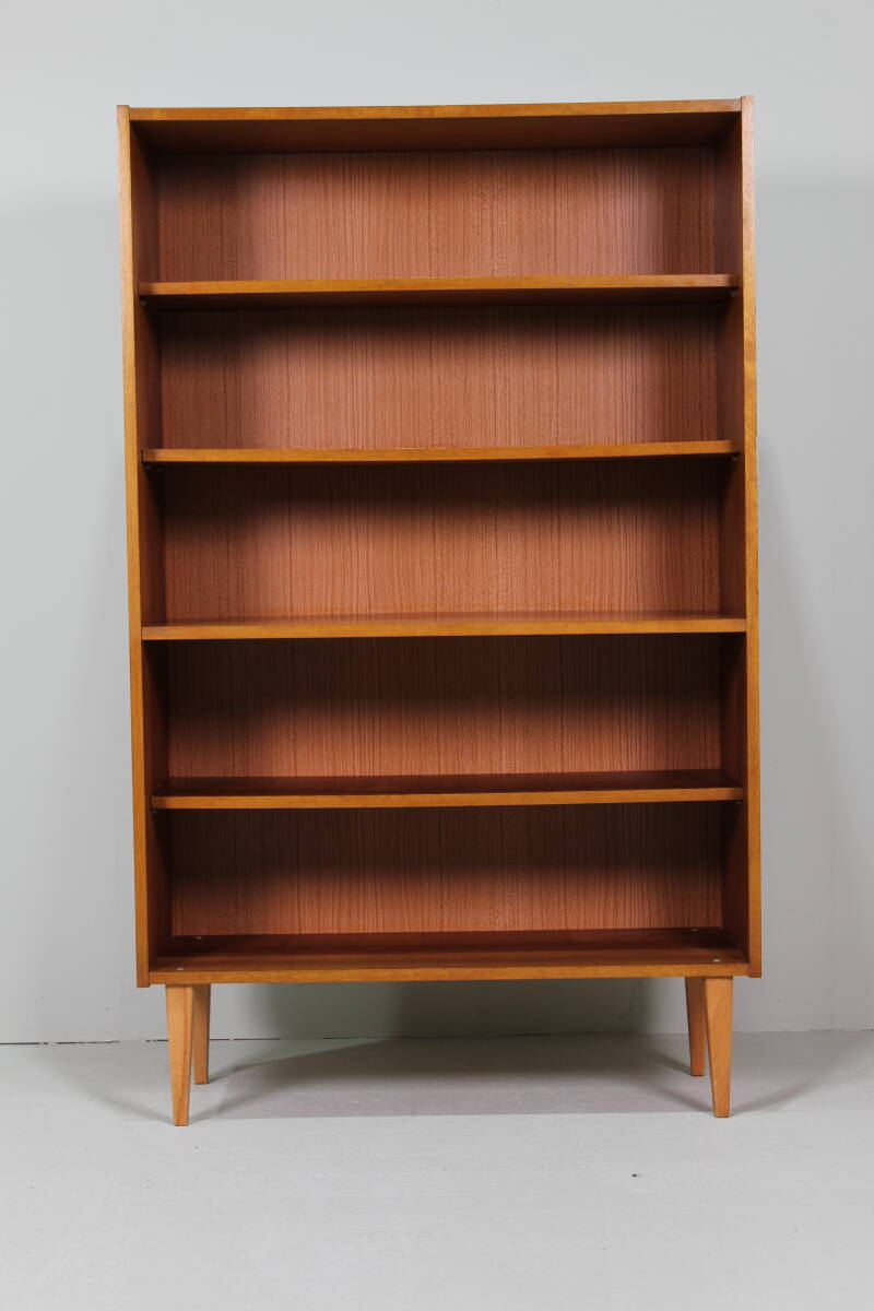 Vintage boekenkast - jaren '60, teak | 01491