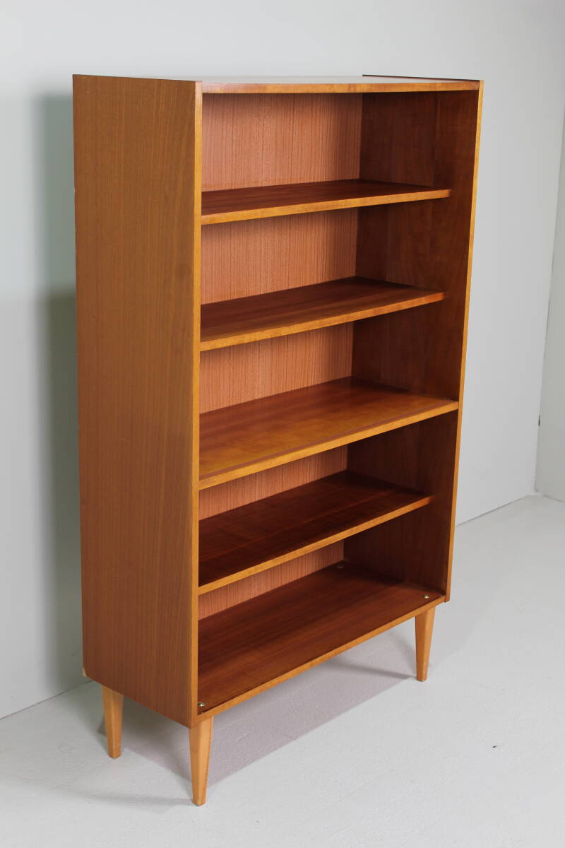 Vintage boekenkast - jaren '60, teak | 01491