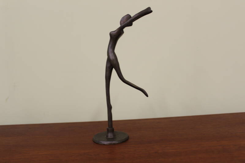 Vintage bronze statue ballerina 2/6