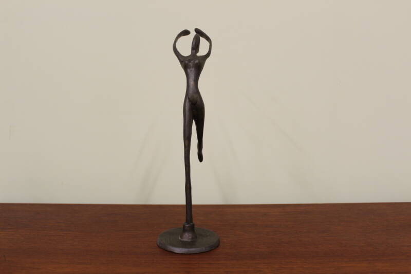 Vintage bronze statue ballerina 2/6