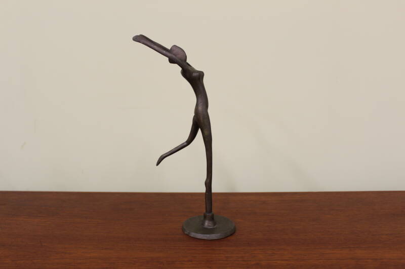Vintage bronze statue ballerina 2/6