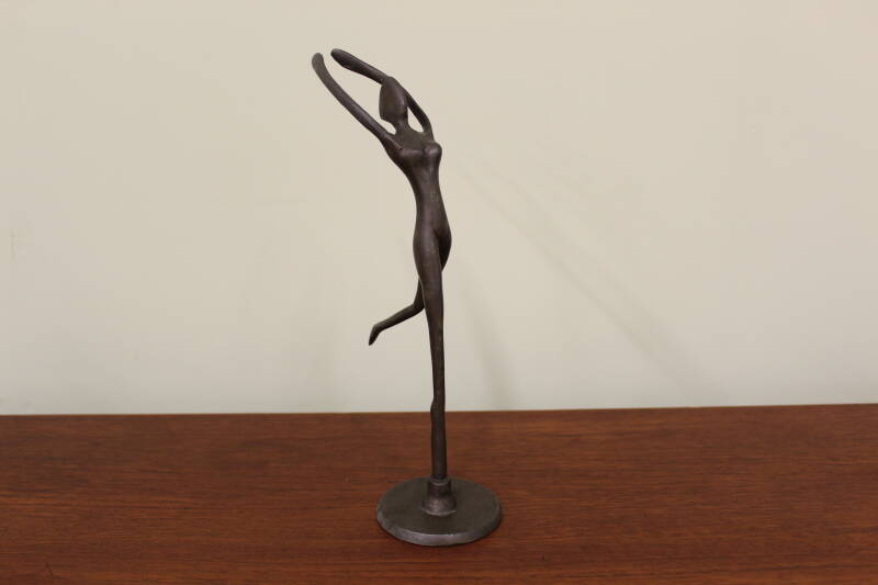 Vintage bronze statue ballerina 2/6