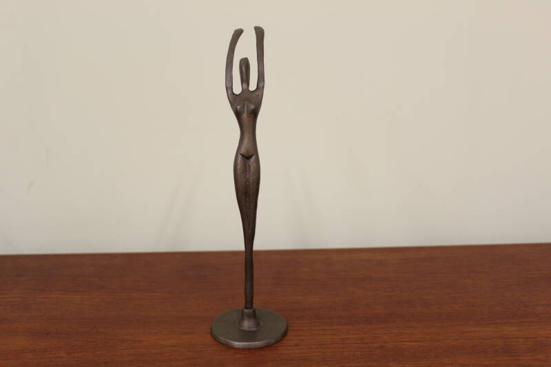 Vintage bronzen beeldje ballerina 4/6