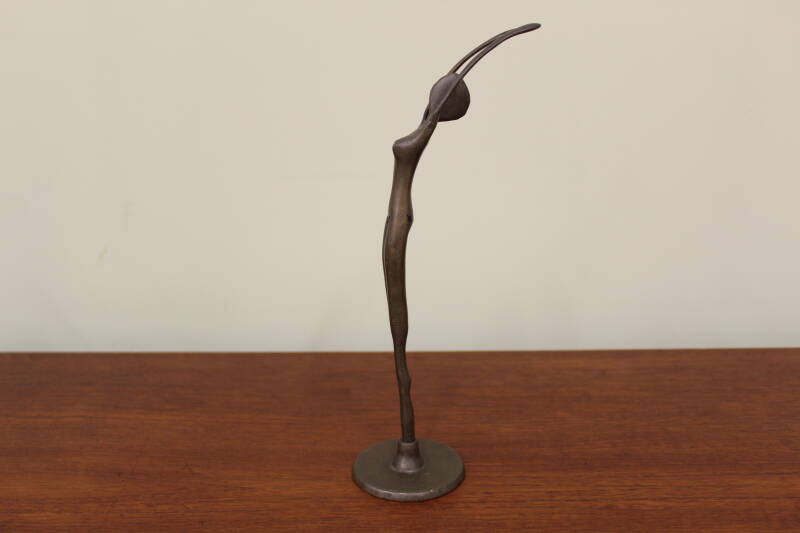 Vintage bronzen beeldje ballerina 4/6