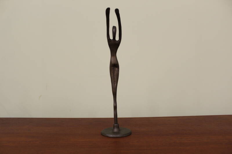 Vintage bronzen beeldje ballerina 4/6