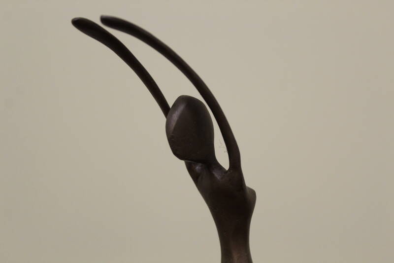 Vintage bronzen beeldje ballerina 4/6