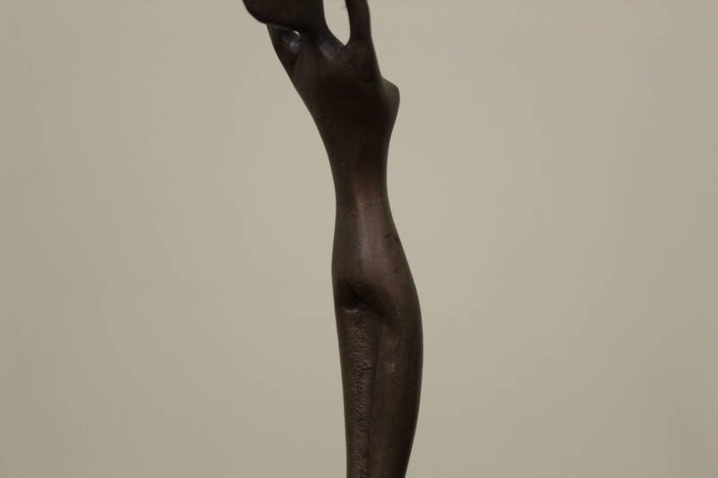 Vintage bronzen beeldje ballerina 4/6