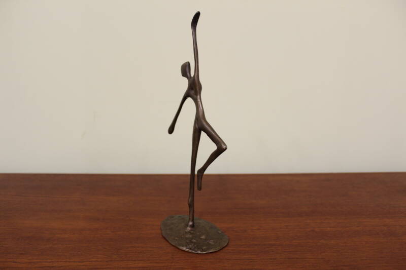 Vintage bronzen beeldje ballerina 5/6 | 00857