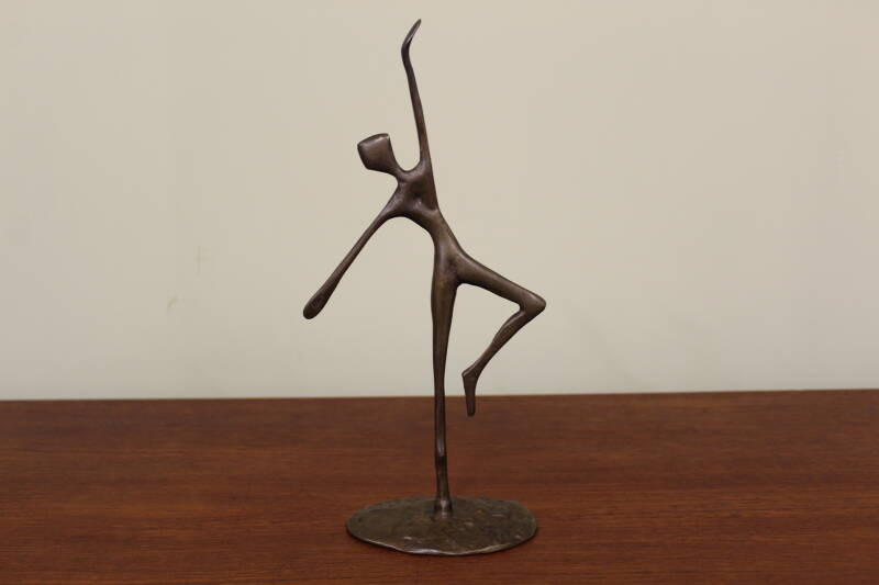 Vintage bronzen beeldje ballerina 5/6 | 00857