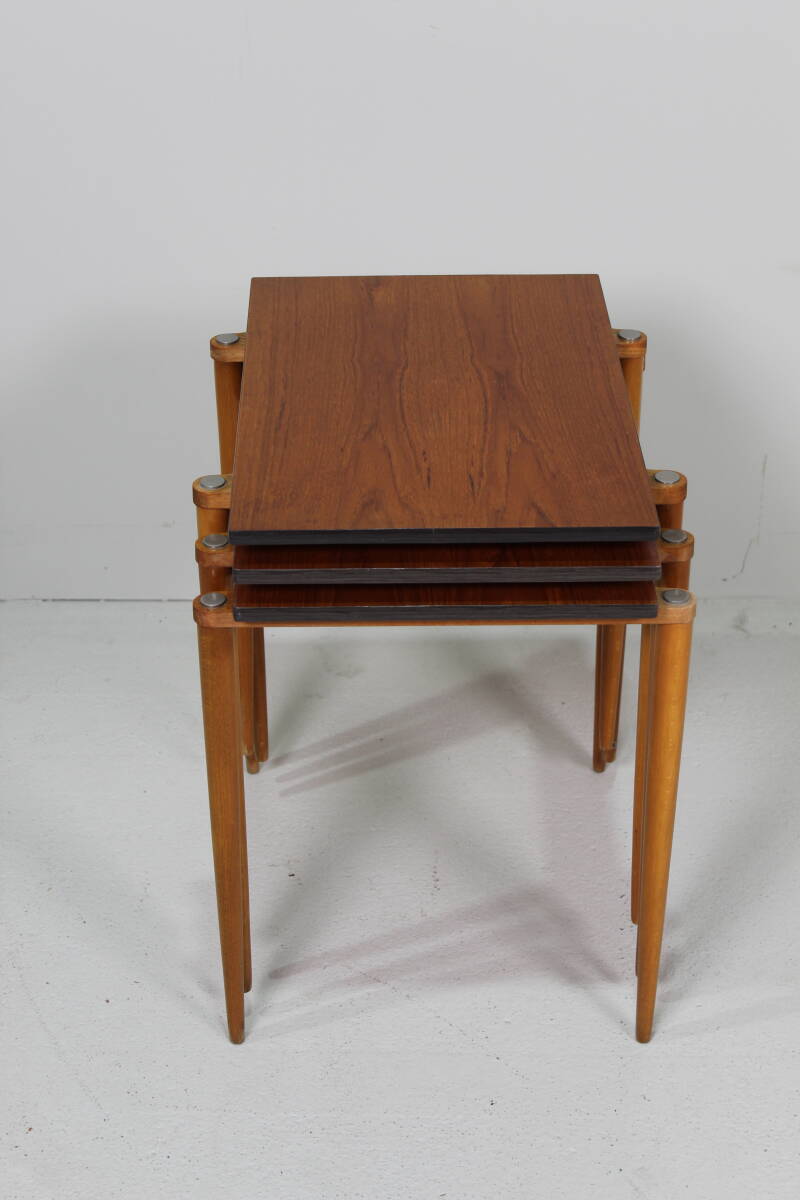 Vintage Duits Design mimiset, bijzettafels - Opal, jaren '60