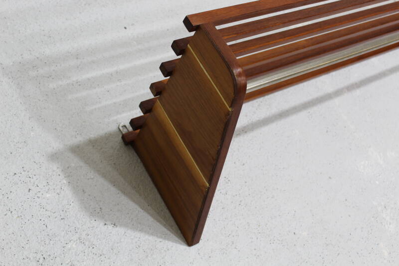 Vintage wooden coat rack, wardrobe - 60s | 00912