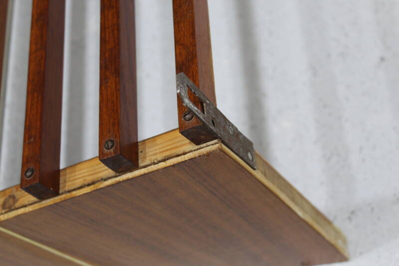 Vintage wooden coat rack, wardrobe - 60s | 00912
