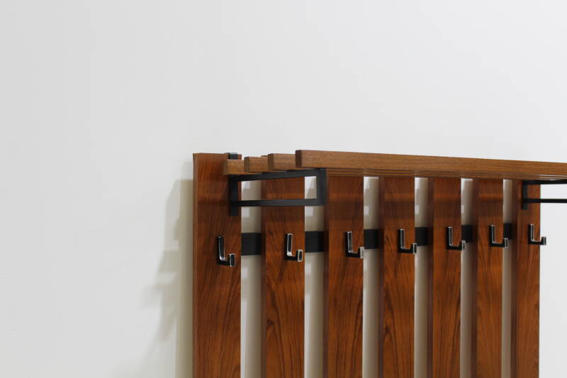 Vintage Garderobe, Garderobenständer - Holz, 60er | 01016