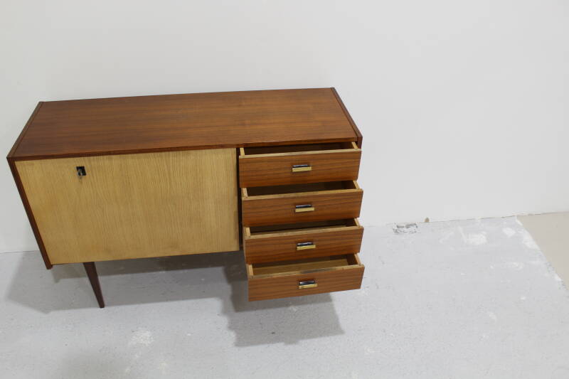 Vintage Sideboard, Schuhschrank - Holz, 60er | 01014
