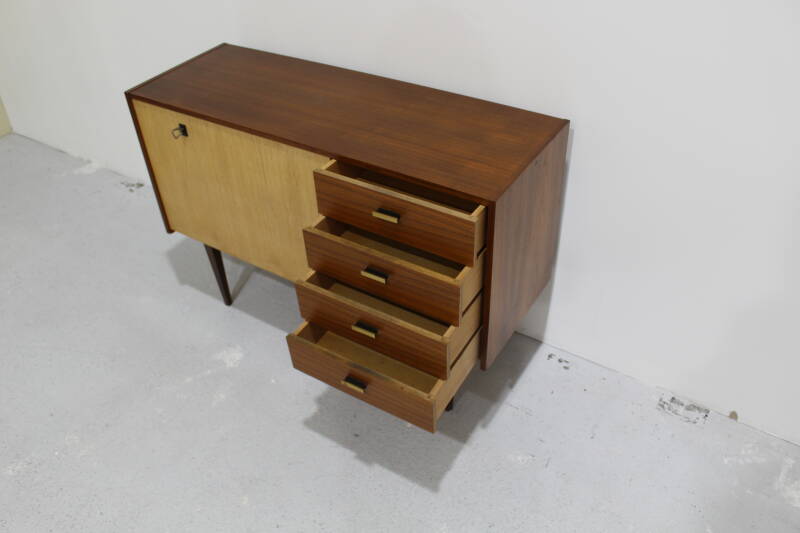 Vintage Sideboard, Schuhschrank - Holz, 60er | 01014