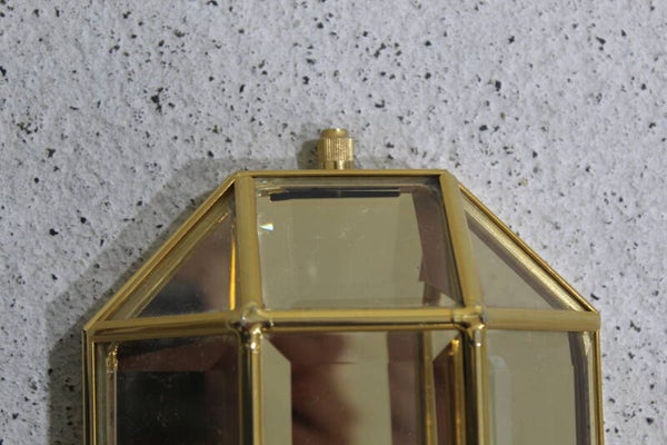 Vintage Wandlampe - Messing, 70er | 01039