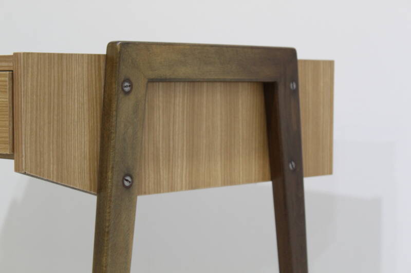 Vintage design sidetable, console tafel - formica | 01032