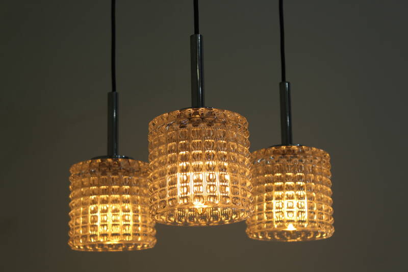 Vintage cascade lamp - transparant persglas | 01038