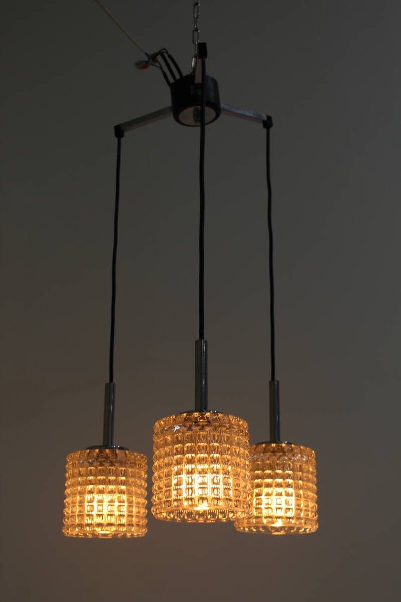 Vintage cascade lamp - transparant persglas | 01038