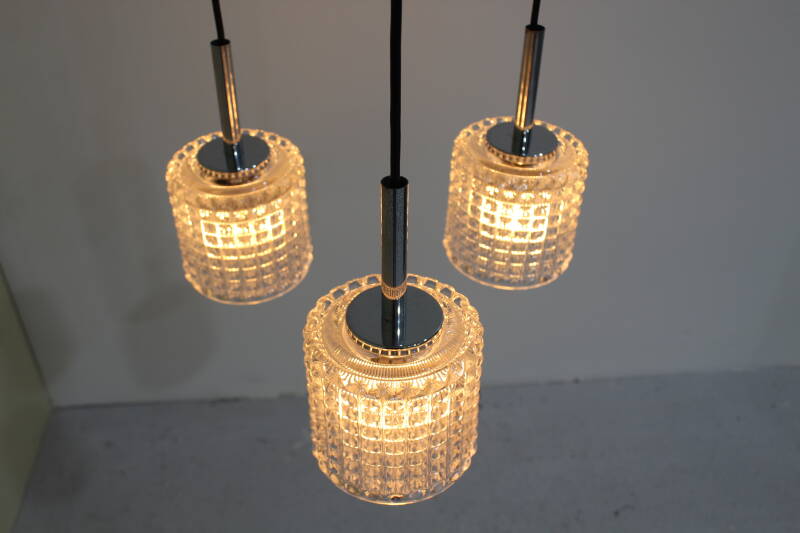 Vintage cascade lamp - transparant persglas | 01038