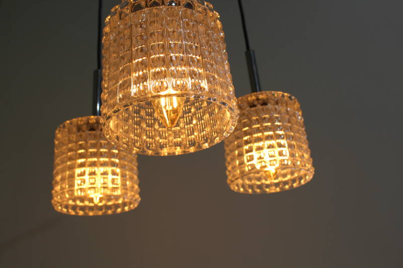 Vintage cascade lamp - transparant persglas | 01038