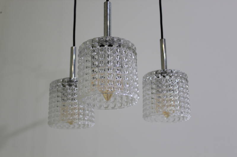 Vintage cascade lamp - transparant persglas | 01038