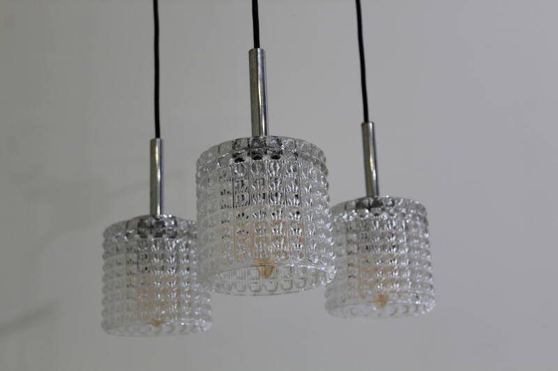 Vintage cascade lamp - transparant persglas | 01038