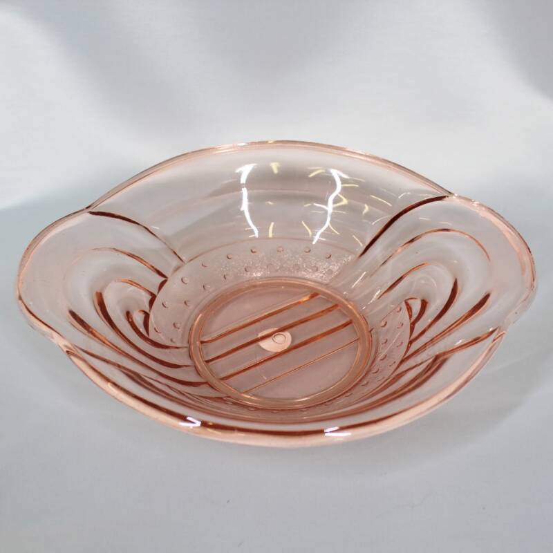 Vintage schaal, roze